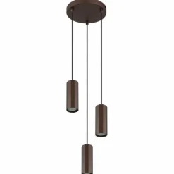 Luminaires Globo Lighting James Suspension Bronze, 3 lumières* Suspensions