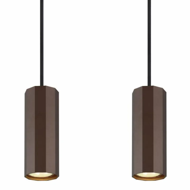 Luminaires Globo Lighting James Suspension Bronze, 4 lumières* Suspensions