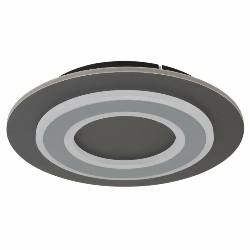 Luminaires Globo Lighting Jayden Plafonnier LED Anthracite, 1 lumière* Éclairage Led