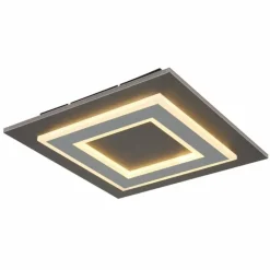 Luminaires Globo Lighting Jayden Plafonnier LED Anthracite, 1 lumière* Éclairage Led