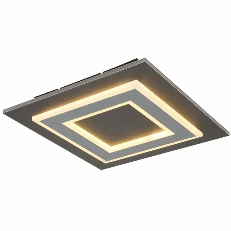 Luminaires Globo Lighting Jayden Plafonnier LED Anthracite, 1 lumière* Éclairage Led