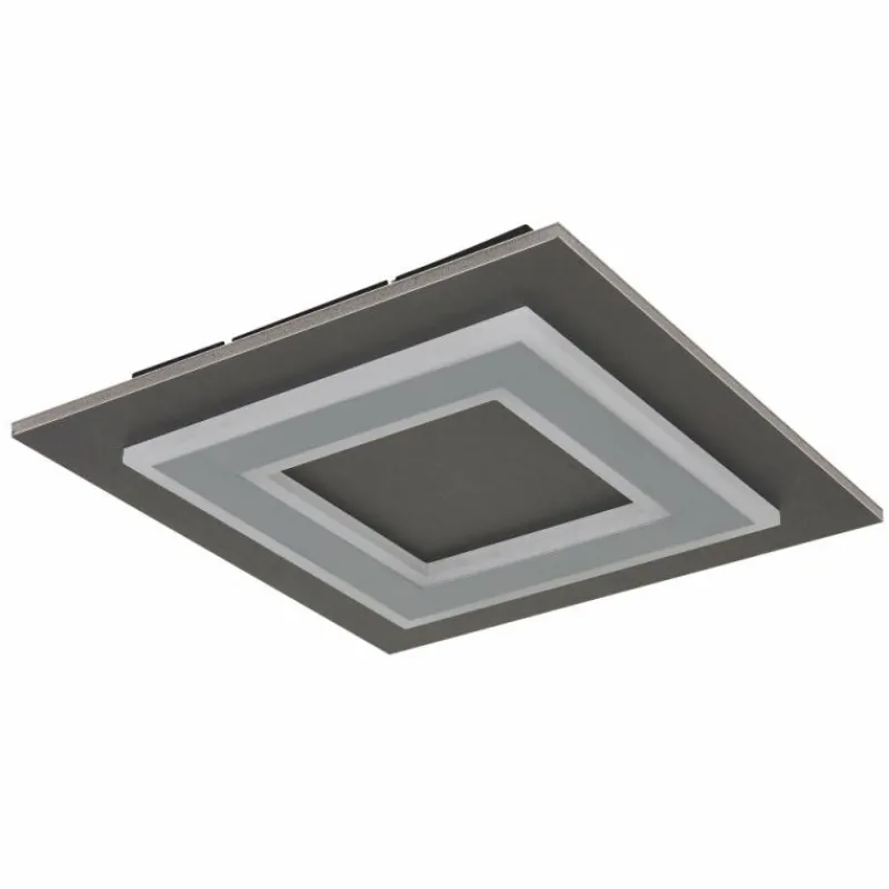 Luminaires Globo Lighting Jayden Plafonnier LED Anthracite, 1 lumière* Éclairage Led