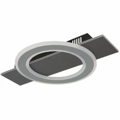 Luminaires Globo Lighting Jayden Plafonnier LED Anthracite, 1 lumière* Éclairage Led