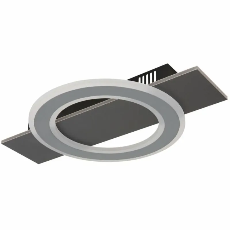 Luminaires Globo Lighting Jayden Plafonnier LED Anthracite, 1 lumière* Éclairage Led