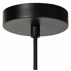 Lampes En Tissu-Luminaires Lucide JESSICA Suspension Noir, 1 lumière