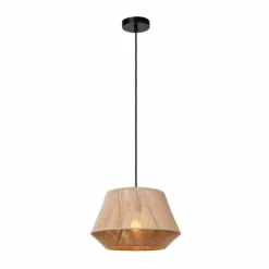 Lampes En Tissu-Luminaires Lucide JESSICA Suspension Noir, 1 lumière