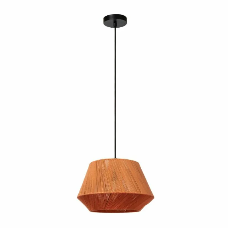 Lampes En Tissu-Luminaires Lucide JESSICA Suspension Noir, 1 lumière
