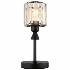 Luminaires Globo Lighting Jordana Lampe à poser Noir, 1 lumière* Lampes À Poser