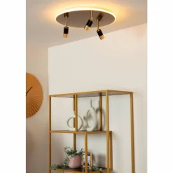 Luminaires Lucide JUBEL Plafonnier LED Laiton, 3 lumières* Éclairage Led