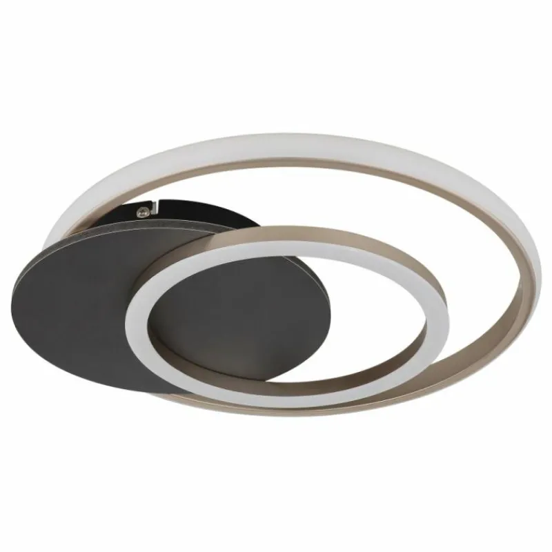 Lampes En Bois-Luminaires Globo Lighting Julio Plafonnier LED Gris, 1 lumière