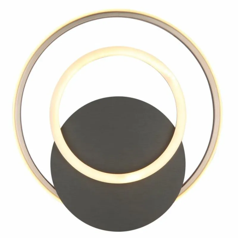 Lampes En Bois-Luminaires Globo Lighting Julio Plafonnier LED Gris, 1 lumière