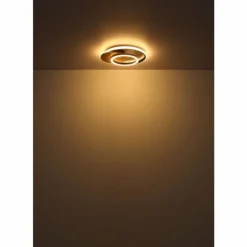 Lampes En Bois-Luminaires Globo Lighting Julio Plafonnier LED Gris, 1 lumière