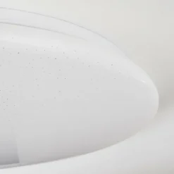 hofstein Junor Plafonnier LED Blanc, 1 lumière, Télécommandes