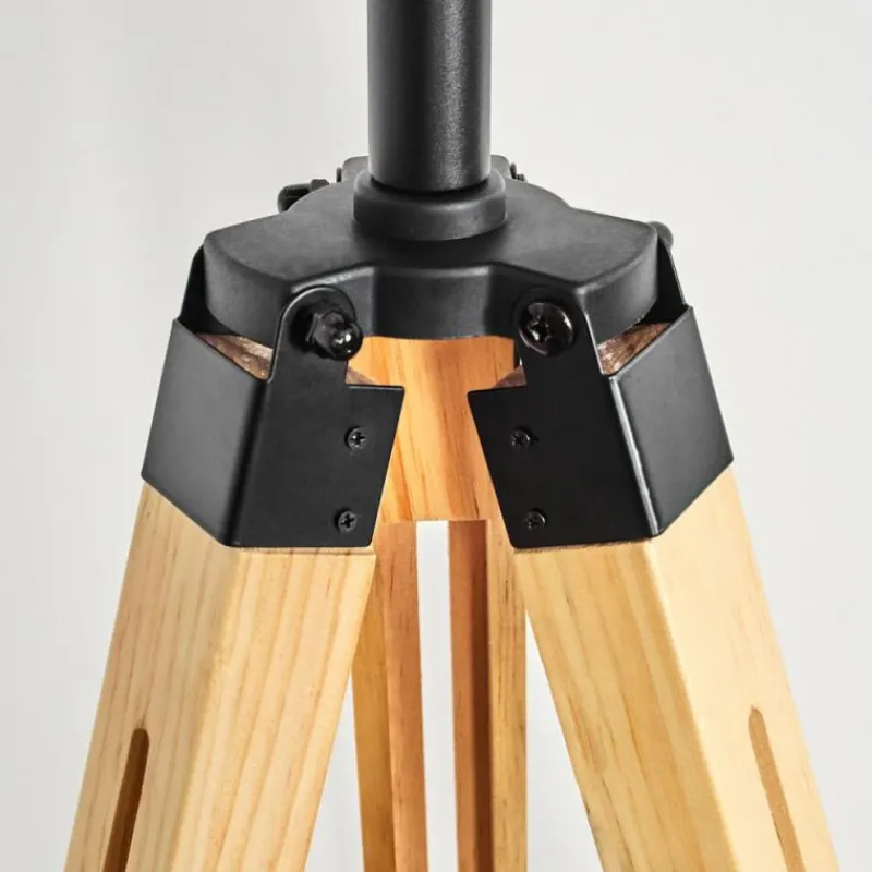 Lampes Dorées-hofstein Jupiter Lampadaire Écru, Noir, 1 lumière