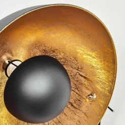 Lampes Dorées-hofstein Jupiter Lampadaire Écru, Noir, 1 lumière