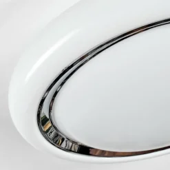 hofstein Kaas Plafonnier LED Noir, Blanc, 1 lumière