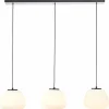 Luminaires Brilliant Kaizen Suspension Noir, 3 lumières