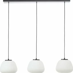 Luminaires Brilliant Kaizen Suspension Noir, 3 lumières