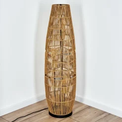 Lampes Dorées-hofstein Karby Lampadaire Noir, 3 lumières