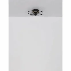 Luminaires Globo Lighting Karen Ventilateur de plafond lumineux LED Écru, Noir, 1 lumière, Télécommandes