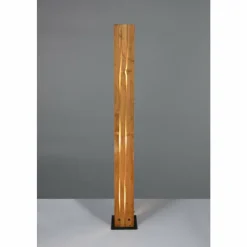 Lampes Vintages & Rétros-Luminaires Trio Karuni Lampadaire Bois clair, 3 lumières