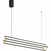 Lampes Dorées-Luminaires Globo Lighting Kayson Suspension LED Noir, 1 lumière
