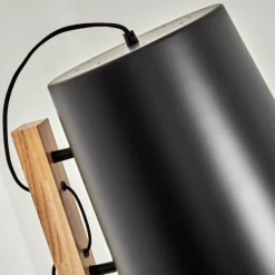 Luminaires Scandinaves-hofstein Kelan Lampadaire Écru, Noir, 1 lumière