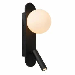Luminaires Lucide KELLY Applique murale LED Noir, 1 lumière
