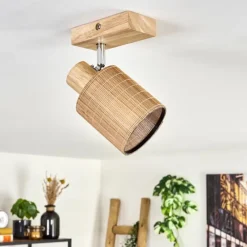 Luminaires Scandinaves-hofstein Kinnared Plafonnier Chrome, Écru, 1 lumière