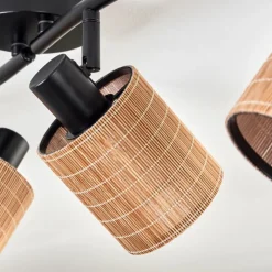 hofstein Kinnared Plafonnier Noir, 4 lumières