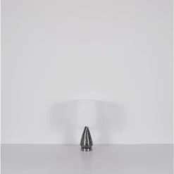 Lampes En Tissu-Luminaires Globo Lighting Kisa Lampe à poser Nickel mat, 1 lumière