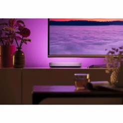 Luminaires Philips Kit de base double Philips Hue Ambiance White & Color Play Lightbar LED Noir, Blanc, 2 lumières, Changeur de couleurs
