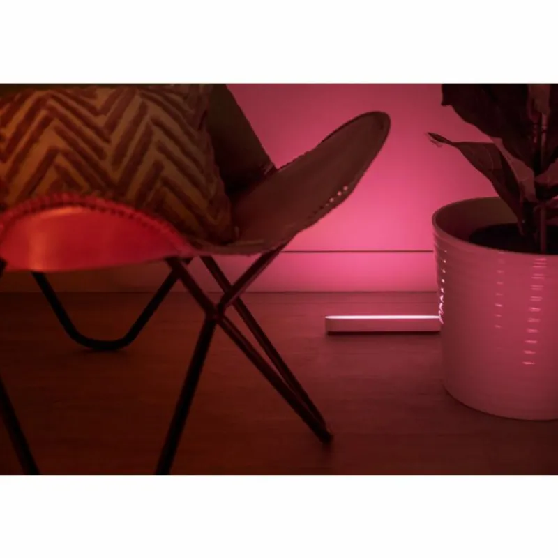 Luminaires Philips Kit d'extension Philips Hue Ambiance White & Color Play Lightbar LED Noir, Blanc, 1 lumière, Changeur de couleurs