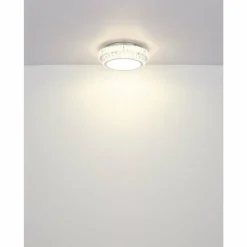 Luminaires Globo Lighting Klara Plafonnier LED Chrome, 1 lumière, Télécommandes* Éclairage Led