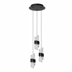 Luminaires Lucide KLIGANDE Suspension LED Noir, 3 lumières* Éclairage Led