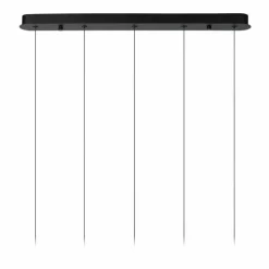 Luminaires Lucide KLIGANDE Suspension LED Noir, 5 lumières* Suspensions
