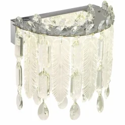 Luminaires Globo Lighting Klunka Plafonnier LED Chrome, 1 lumière