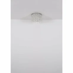 Luminaires Globo Lighting Klunka Plafonnier LED Chrome, 1 lumière, Télécommandes