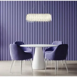 Luminaires Globo Lighting Klunka Suspension LED Chrome, 1 lumière, Télécommandes