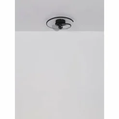 Luminaires Globo Lighting Koren Ventilateur de plafond lumineux LED Noir, 1 lumière, Télécommandes