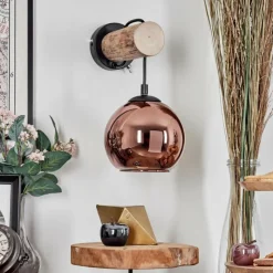 hofstein Koyoto Applique murale Écru, Noir, 1 lumière