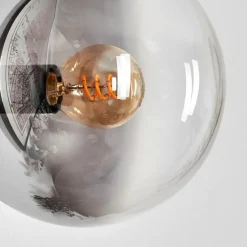 hofstein Koyoto Boule lumineuse, Applique murale, Spot mural Clair, Fumé, 1 lumière