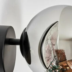 hofstein Koyoto Boule lumineuse, Applique murale, Spot mural Chrome, Fumé, 1 lumière
