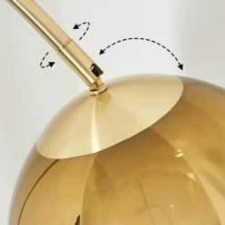 hofstein Koyoto Boule lumineuse, Lampadaire Laiton, 1 lumière