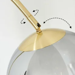 hofstein Koyoto Boule lumineuse, Lampadaire Laiton, 1 lumière