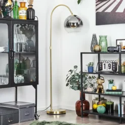 hofstein Koyoto Boule lumineuse, Lampadaire Laiton, 1 lumière