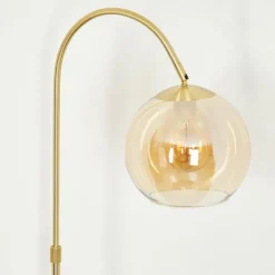 hofstein Koyoto Boule lumineuse, Lampadaire Laiton, 1 lumière