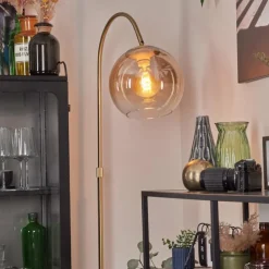 hofstein Koyoto Boule lumineuse, Lampadaire Laiton, 1 lumière