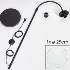 hofstein Koyoto Boule lumineuse, Lampadaire Clair, 1 lumière