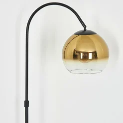 hofstein Koyoto Boule lumineuse, Lampadaire Or, Clair, 1 lumière